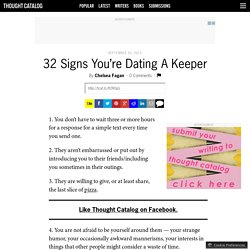 32 Signs You’re Dating A Keeper