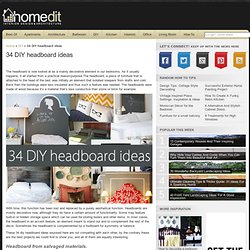 34 DIY headboard ideas