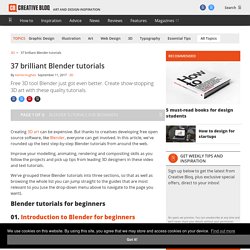 33 brilliant Blender tutorials