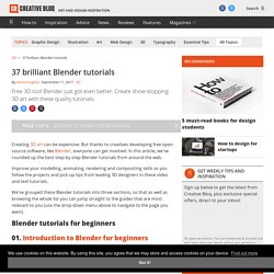 37 brilliant Blender tutorials