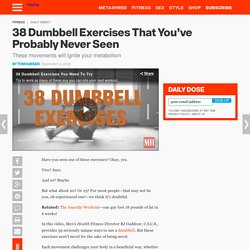38 New Dumbbell Exercises