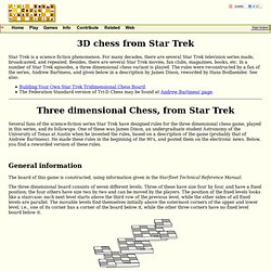 chess from Star Trek - Rules