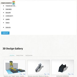 3D Design Gallery of Things