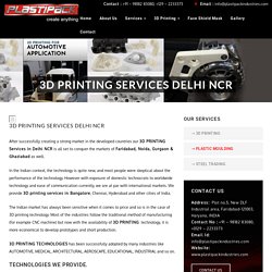 Best 3D Printing Services Delhi