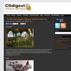 3d max plugins