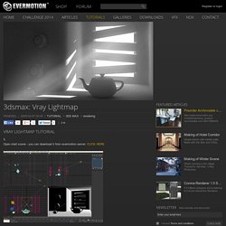 3dsmax: Vray Lightmap