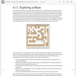 4.11. Exploring a Maze