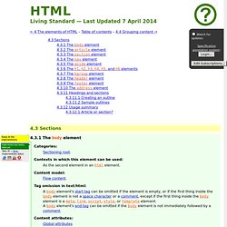4 The elements of HTML
