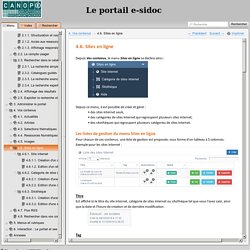 4.6. Sites en ligne