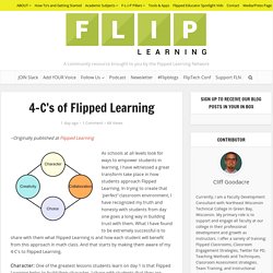 4-C's of Flipped Learning