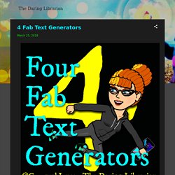 4 Fab Text Generators