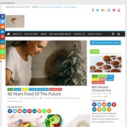 40 Years Food Of The Future