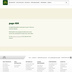 Le Journal du Développement Durable de McDonald’s France - RAPPORT DE L’ANNÉE 2011