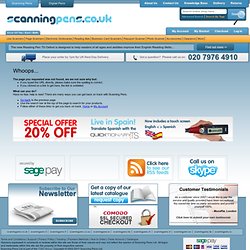 Scanning Pens : DocuPen RC810 - Portable Page Scanner - £149.99