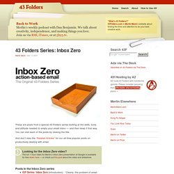 43 Folders Series: Inbox Zero