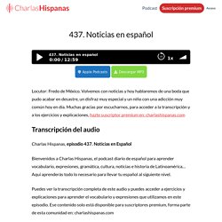 437. Noticias en español