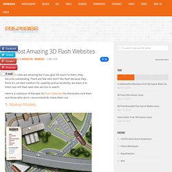 45 Most Amazing 3D Flash Websites
