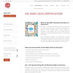 ISO 45001 Certification Germany
