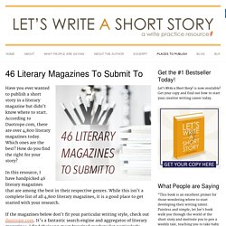 46 Literary Magazines To Submit To