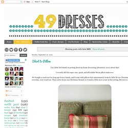 49 Dresses: DIY