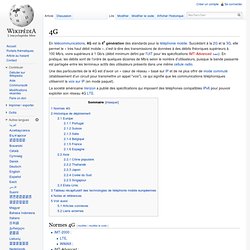 Wikipédia - La 4G