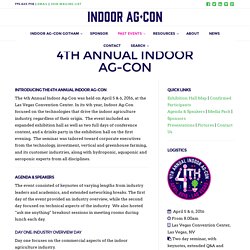 4TH ANNUAL INDOOR AG-CON - Indoor Ag-Con