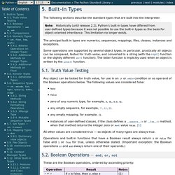 5. Built-in Types — Python v2.7.2 documentation