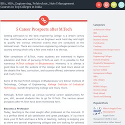 Career Prospects at KIIT Bhubaneswar with M.Tech