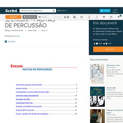 5) Encore - PAUTAS DE PERCUSSÃO