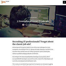 5 Examples of Great IT Job Ads