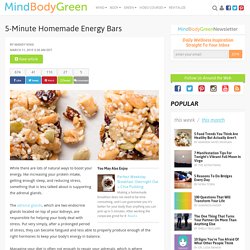 5-Minute Homemade Energy Bars