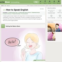 5 Ways to Speak English