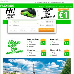 50.000 tickets vanaf €1 → FlixBus