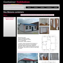 50 à 70 m2 container habitable