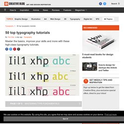 50 top typography tutorials