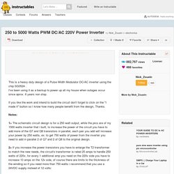 250 to 5000 watts PWM DC/AC 220V Power Inverter