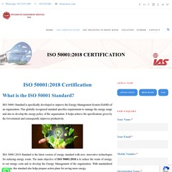 ISO 50001 Certification Services - IAS