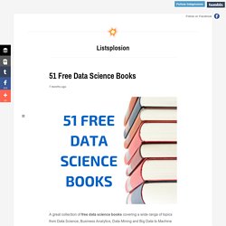 51 Free Data Science Books