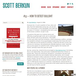 #53 ? How to detect bullshit ? Scott Berkun