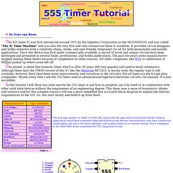 555 Timer/Oscillator Tutorial
