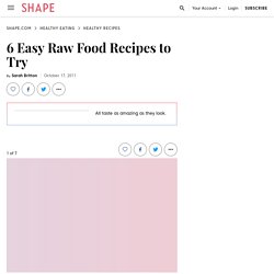 Bee Pollen Smoothie - 6 Easy Raw Food Recipes to Try - Shape Magazine - Page 4