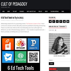 6 Ed Tech Tools to Try in 2015