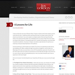 Jon Gordon&#039;s Blog