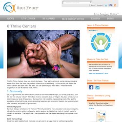 6 Thrive Centers