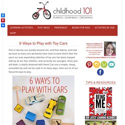 6 Ways to Play with Toy Cars