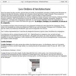 6033-2 : Les Ordres d'Architecture