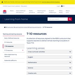 NESA resources for online learning Yr 7-10