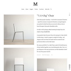 "7.11 €/kg" Chair