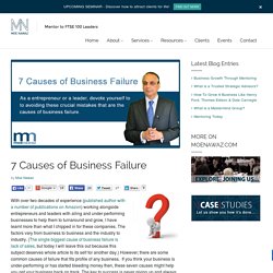 7 Causes of Business Failure