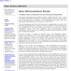 Soft Development Paths (Poverty)